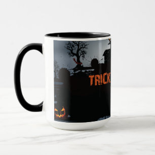 Trick or treat castle mug