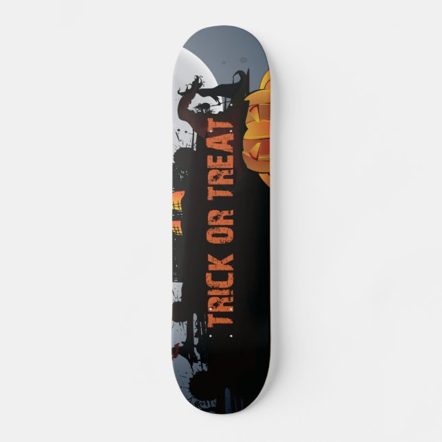 Trick or treat castle   skateboard (Front)