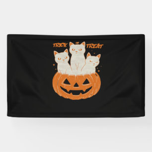 Trick or Treat cats Classic T-Shirt Banner