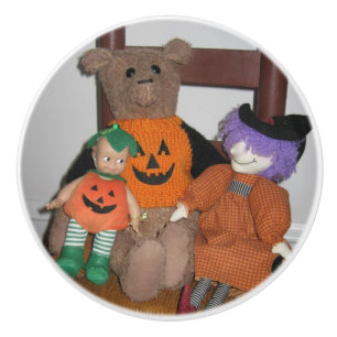 Trick or Treat Ceramic Knob