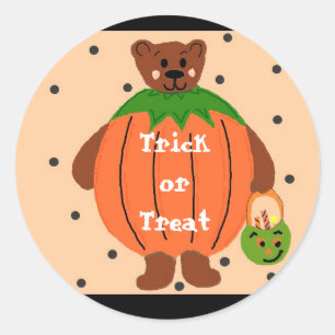 Trick or Treat Classic Round Sticker