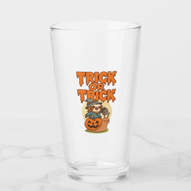 Trick or Treat Classic T-Shirt Glass (Front)