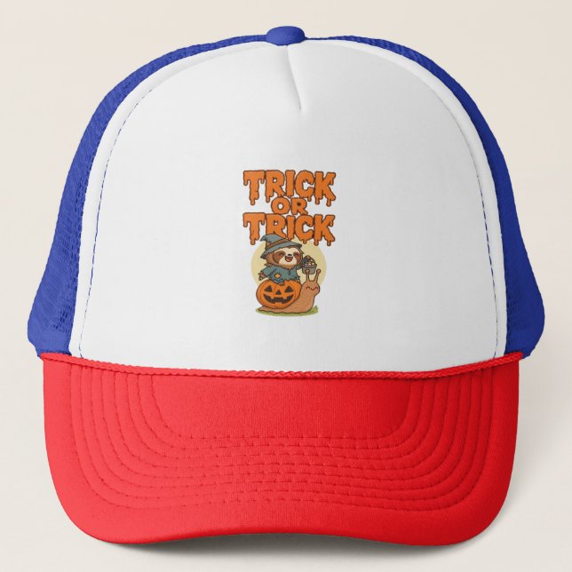 Trick or Treat Classic T-Shirt Trucker Hat (Front)