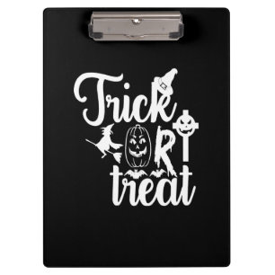 Trick or treat clipboard