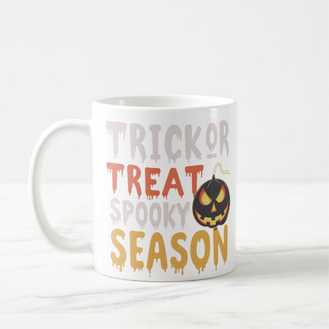 Trick or Treat Coffee Mug (Left)
