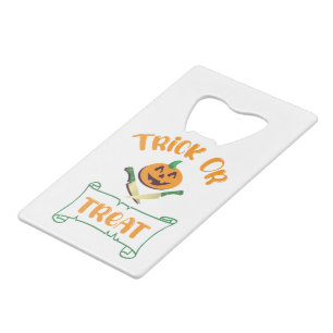 Trick or treat crossbones Halloween pumpkin face