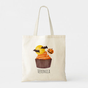 Trick or Treat Cupcake Halloween    Tote Bag