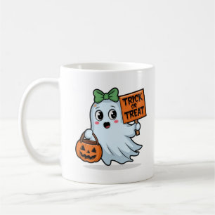 Trick or treat cute coffee mug