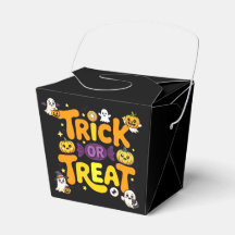 Trick or Treat Cute Ghost Halloween Handle Box