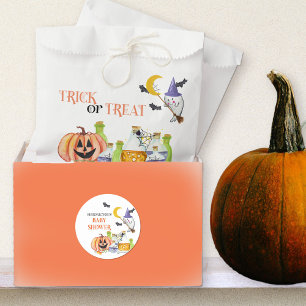 Trick or Treat Cute Ghost Pumpkin and Magic Potion Favour Bags