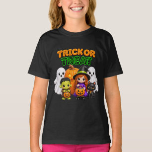 Trick or Treat - Cute Halloween Friends T-Shirt