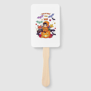 Trick or Treat Cute Halloween Hand Fan