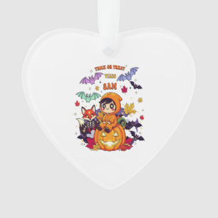 Trick or Treat Cute Halloween Ornament