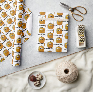 Trick or Treat Cute Halloween Pumpkin Cartoon Wrapping Paper