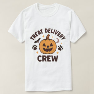 Trick or Treat Delivery Crew Halloween T-Shirt
