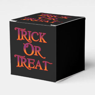 Trick or Treat Favour Box