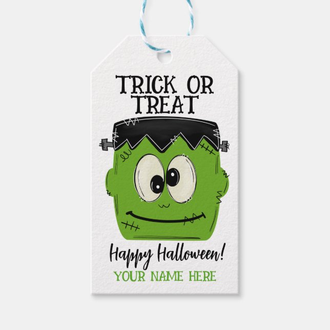 Trick or Treat Favour Tag (Front)