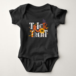 Trick or treat Festive Halloween Baby Bodysuit