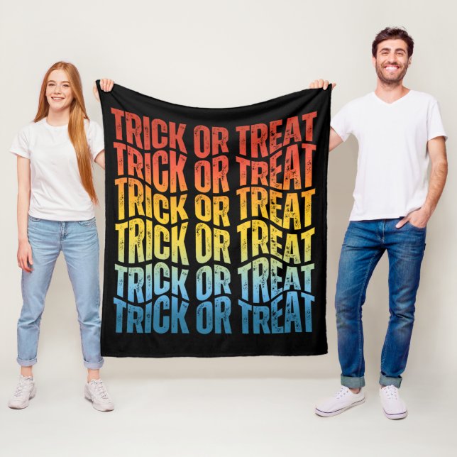 TRICK OR TREAT FLEECE BLANKET (In Situ)