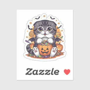 Trick or Treat Fold – Cute Scottish Fold Halloween