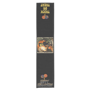 "Trick or Treat Frankie" Replica Circa 1950's Short Table Runner