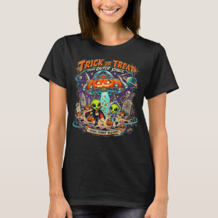 Trick or Treat from Outer Space Halloween Women's T-Shirt