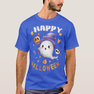 Trick Or Treat Funny Halloween Ghost Witch Cool fo T-Shirt