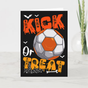 Trick Or Treat Funny Joke Kick Halloween Playing S Card