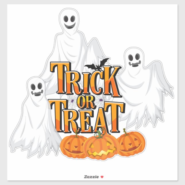 Trick or Treat Ghost  (Sheet)