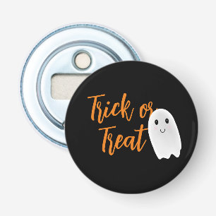 Trick or Treat Ghost Halloween Bottle Opener