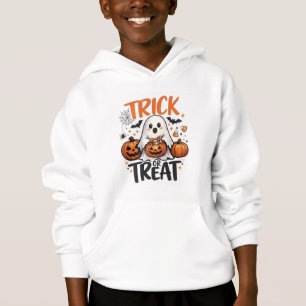 Trick or Treat Ghost Hoodie