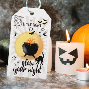 trick Or Treat Glow stick Gift Tags