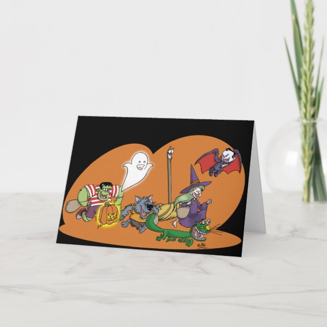 Trick or Treat greeting card (Front)