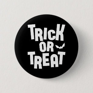 Trick Or Treat Halloween 6 Cm Round Badge