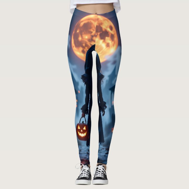 Trick or Treat Halloween Adventures Leggings Tight (Front)