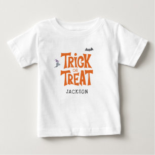 Trick or Treat Halloween Birthday Party Baby T-Shirt