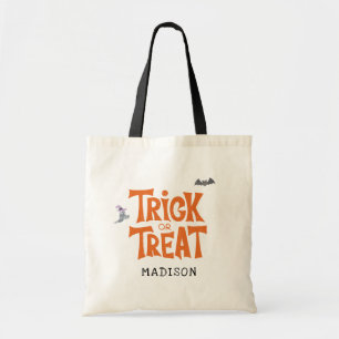 Trick or Treat Halloween Birthday Party Tote Bag