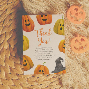 Trick or Treat Halloween Birthday Thank You