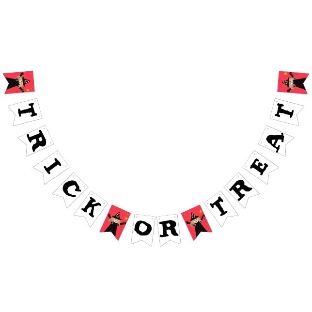 Trick or Treat Halloween Bunting (All)