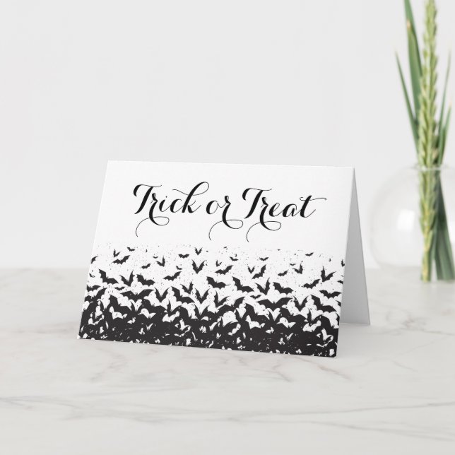 Trick or Treat Halloween Business Card (Front)