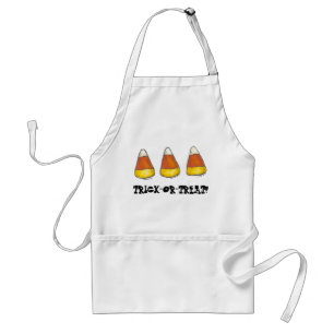 Trick or Treat Halloween Candy Corn Candycorn Standard Apron