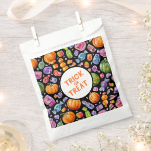 Trick or Treat Halloween Candy Favour Bags