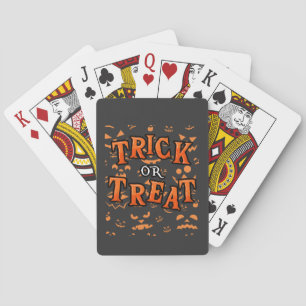 Trick or Treat Halloween Classic Playing Cards
