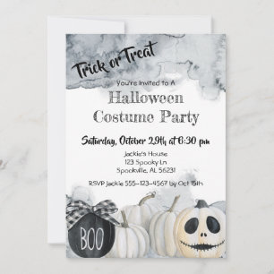 Trick or Treat Halloween Costume Party Invitation
