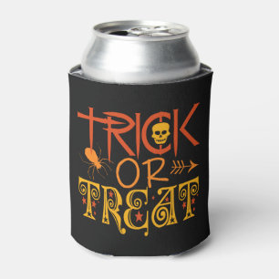 Trick or Treat Halloween custom can cooler