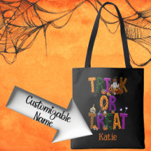 Trick or Treat Halloween Customisable Spooky