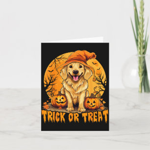 Trick Or Treat Halloween Dog 2 Card