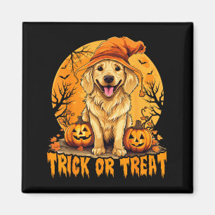 Trick Or Treat Halloween Dog 2 Magnet