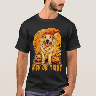 Trick Or Treat Halloween Dog 2 T-Shirt