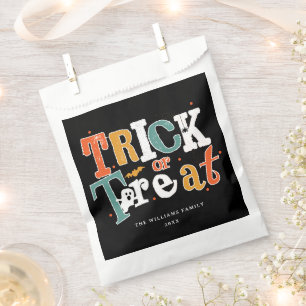 Trick Or Treat Halloween  Favour Bags